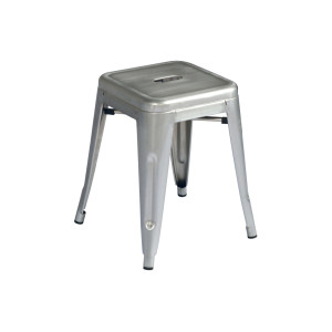 Set 4 Sgabelli Moia lamiera galvanizzata grigio esterno resistente