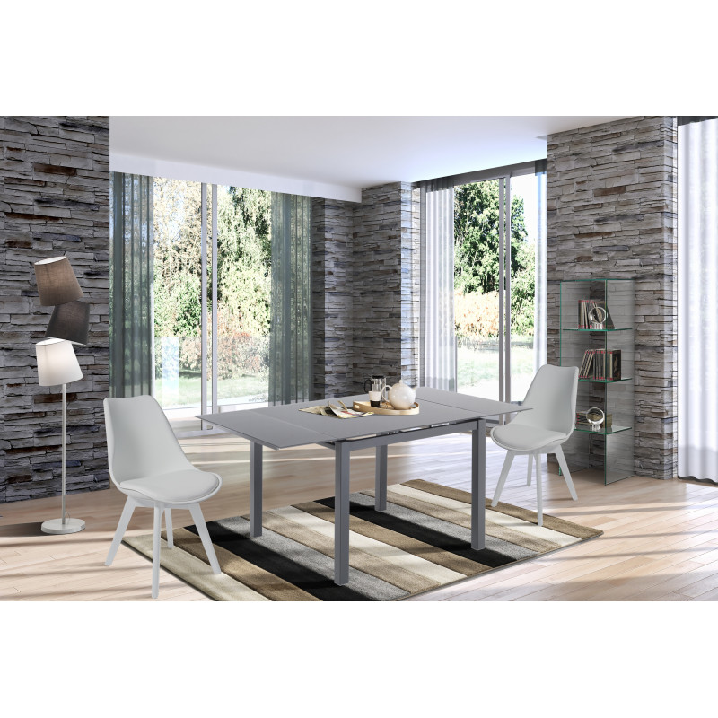 Tavolo Allungabile New Daily 90 Grey L98 H11 P98 Cm