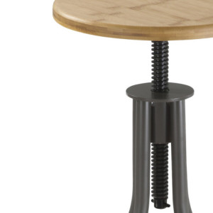 Zoom Sgabello Regolabile A Vite Pajo Grey L38 P38 H70 Cm