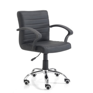 Poltrona Da Ufficio Pany Black 53X65X62 Cm