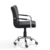 Poltrona Da Ufficio Milko Black 53X65X68 Cm