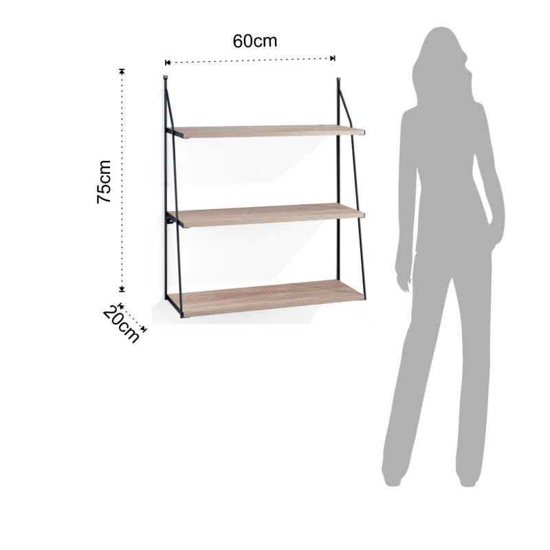 Mensola Da Parete Fast Big L79 P23 H11 Cm