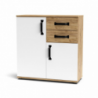 Credenza Mosso MO2 colore rovere e bianco