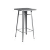 Tavolo alto Moia lamiera galvanizzata grigio moderno esterno
