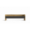 Letto singolo Gap System colore rovere e antracite