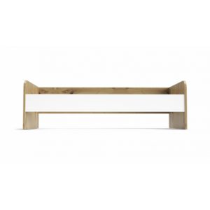Zoom Letto singolo Gap System colore rovere e bianco