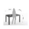 Tavolo Allungabile Long - Grey L128 H16 P90 Cm