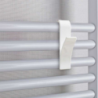 Gancio per asciugamani 4 pezzi colore bianco