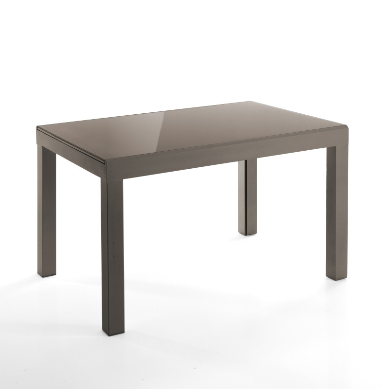 Tavolo Allungabile Long - Tortora L128 H16 P90 Cm