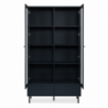 Vetrina Caracas 52A con 2 ante a vetrina e 2 cassetti colore navy blue