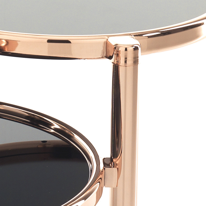 Tavolino Three Rings Copper 54X56X13,5 Cm
