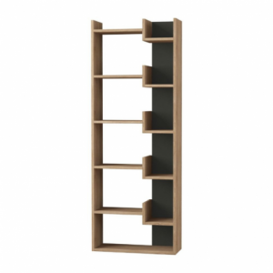 Zoom Libreria Oppa colore rovere e antracite