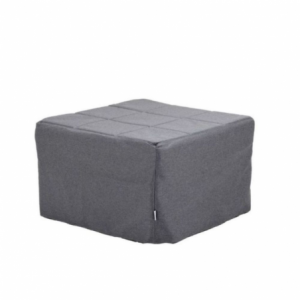 Zoom Pouf letto singolo pieghevole Vega tessuto colore grigio