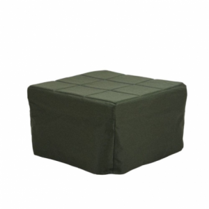 Zoom Pouf letto singolo pieghevole Vega tessuto colore verde scuro