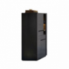 Vetrina credenza Alce 2 ante nero con particolari oro