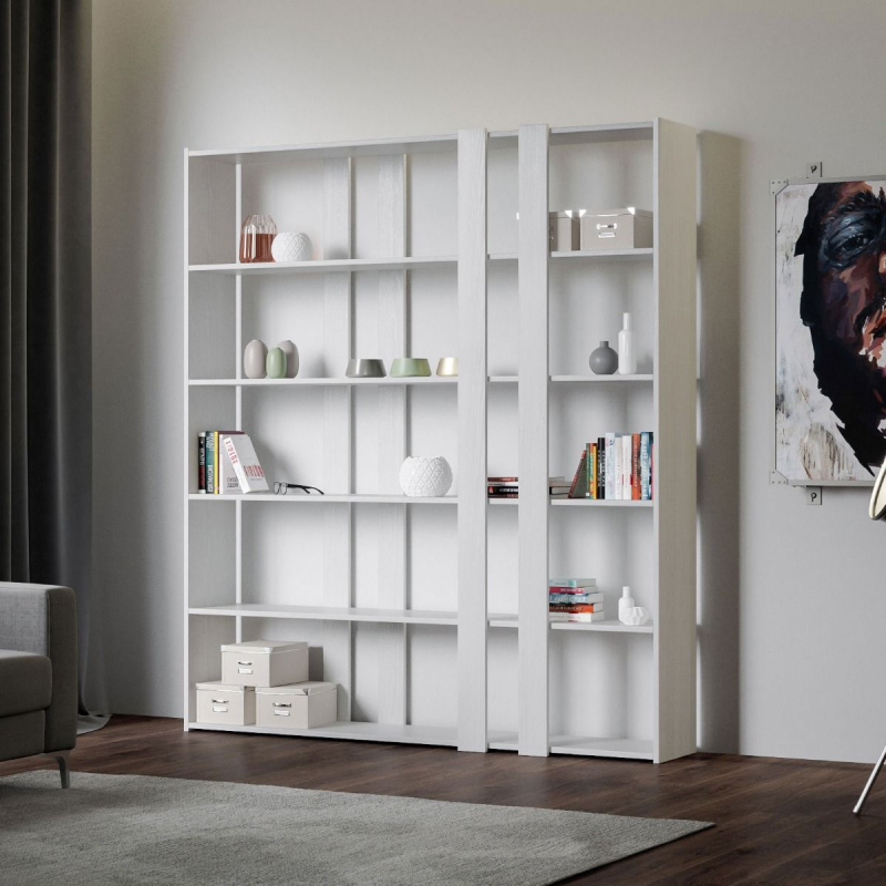 Composizione Libreria A Kato 6R 2 fianchi 4 fasce lunghe