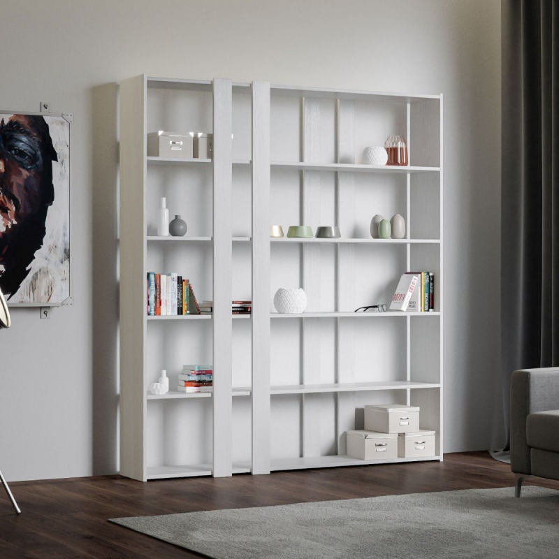 Composizione Libreria A Kato 6R 2 fianchi 4 fasce lunghe