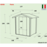 Casetta Bh16 Flavia 146x130 cm PSF pefc