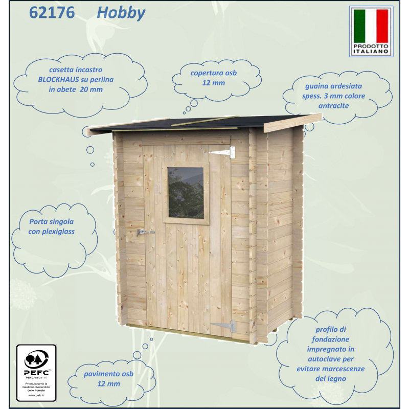 Casetta Bh19 Hobby Monofalda Varie misure PSF pefc