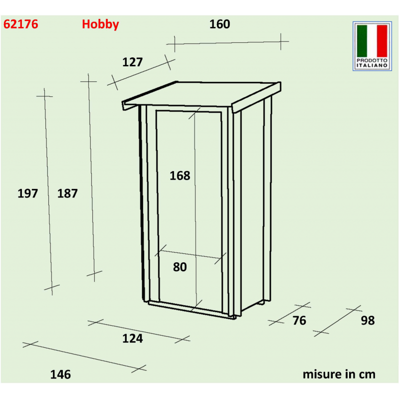 Casetta Bh19 Hobby Monofalda Varie misure PSF pefc