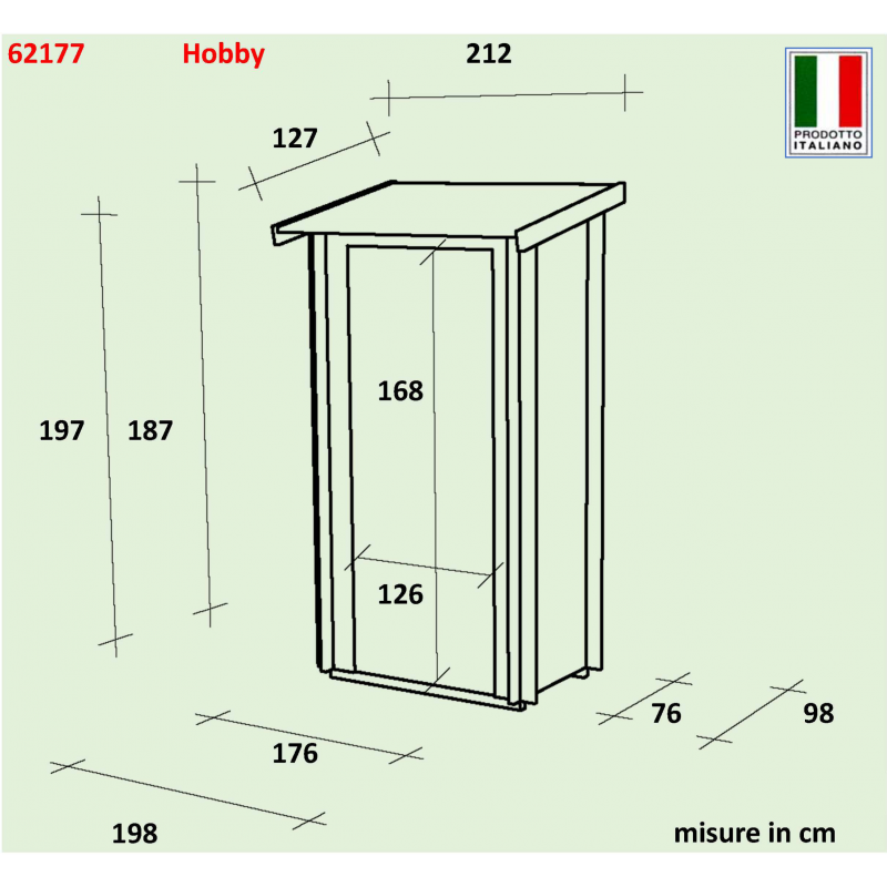 Casetta Bh19 Hobby Monofalda Varie misure PSF pefc