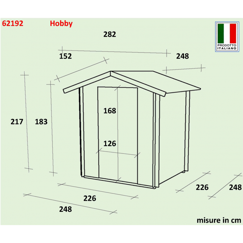 Casetta Bh19 Hobby Varie misure PSF pefc